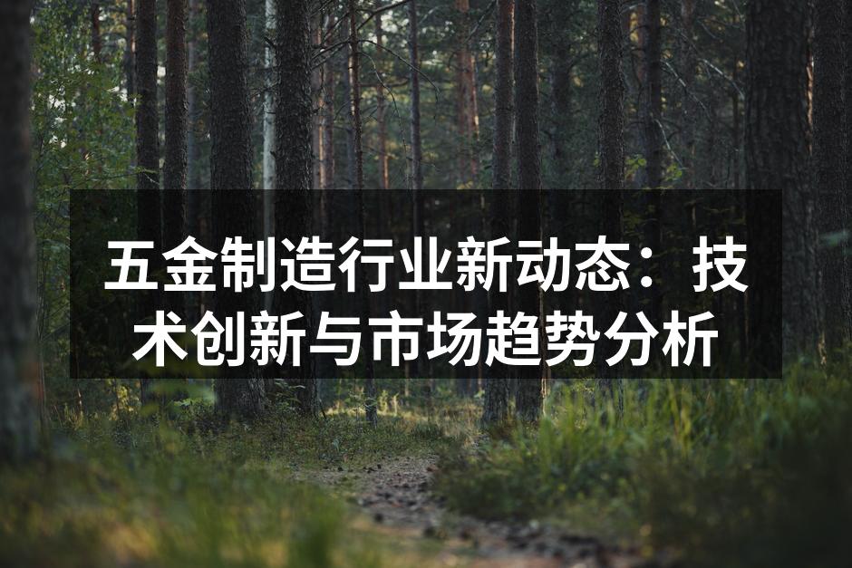 先进的五金制造设备